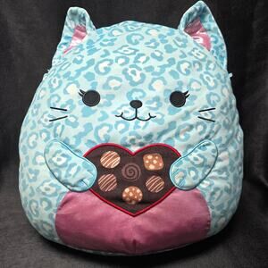 Original Squishmallows Caitriona the Cat w. Chocolate Large Soft Plush Animal